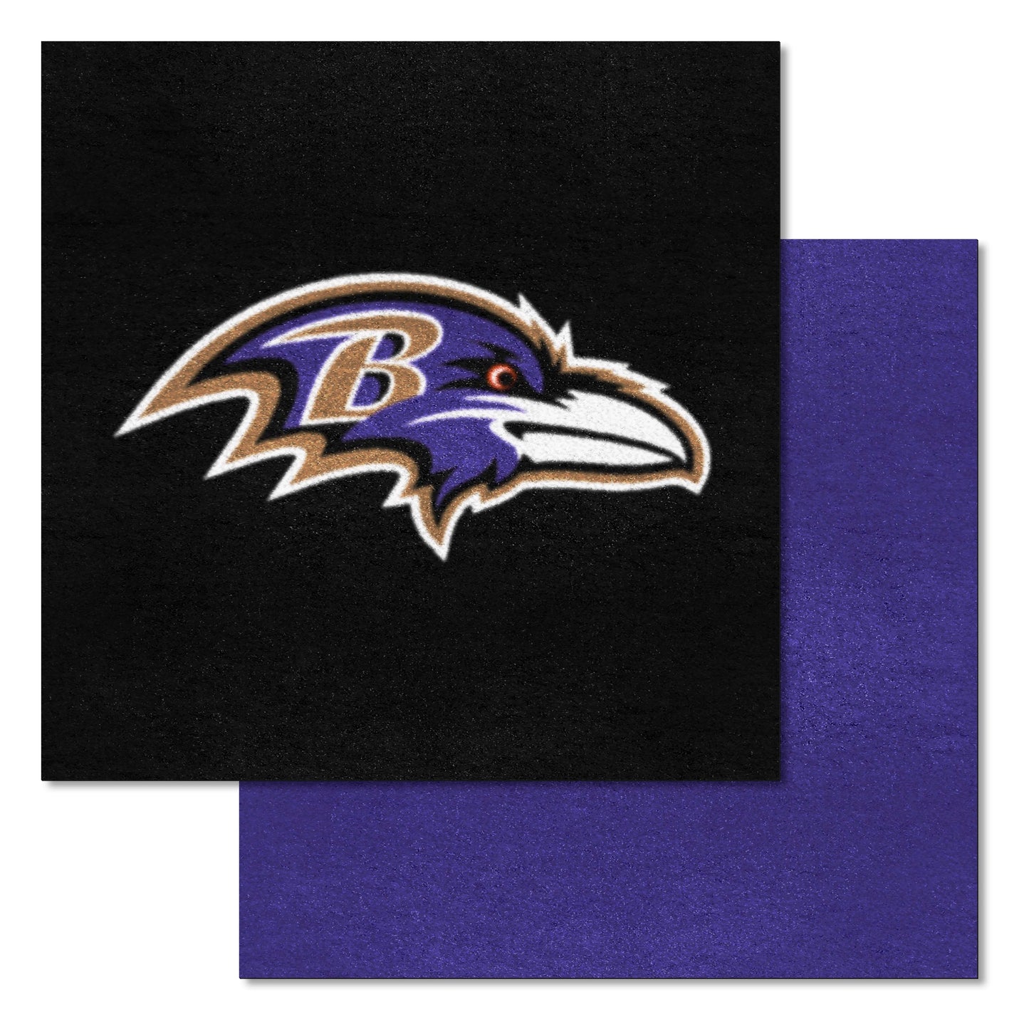 Baltimore Ravens Team Carpet Tiles - 45 Sq Ft.