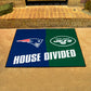 NFL Patriots / Jets House Divided Rug