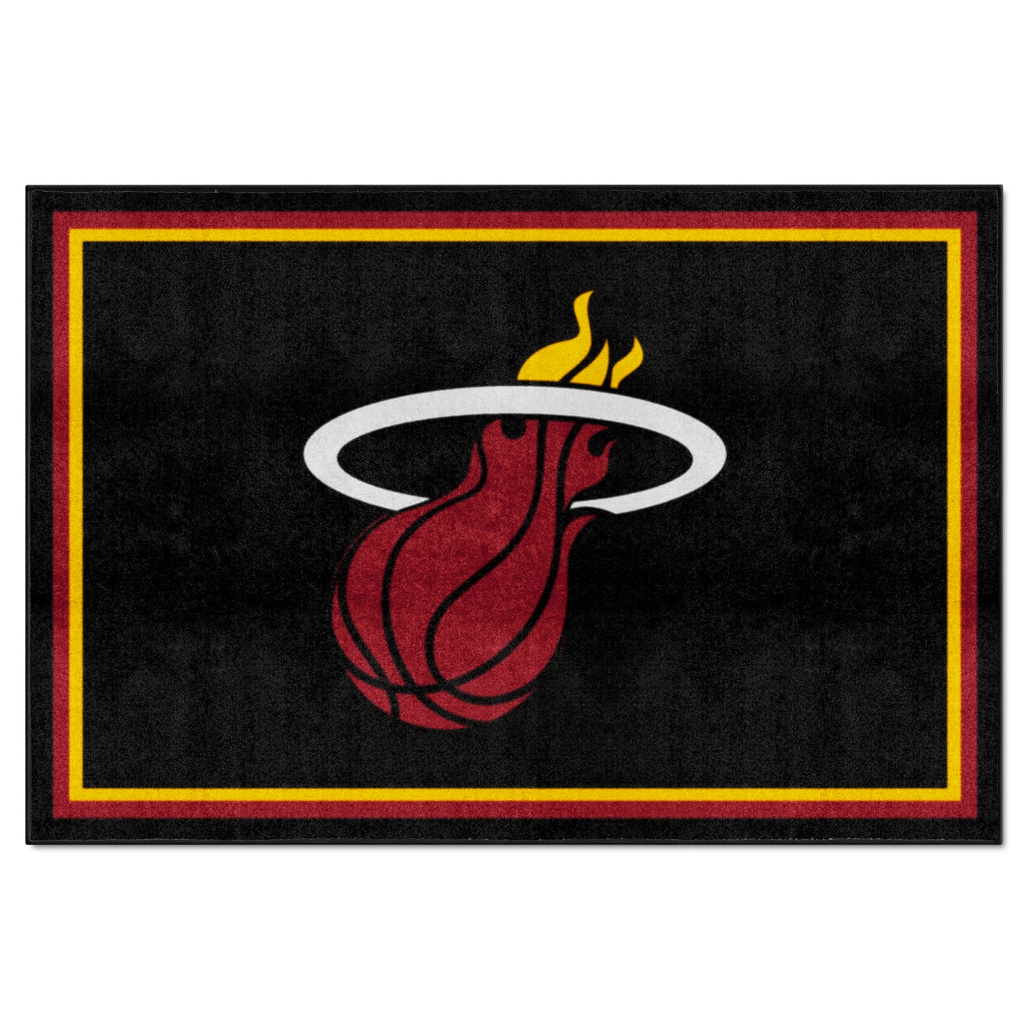 Miami Heat 5ft. x 8 ft. Plush Area Rug