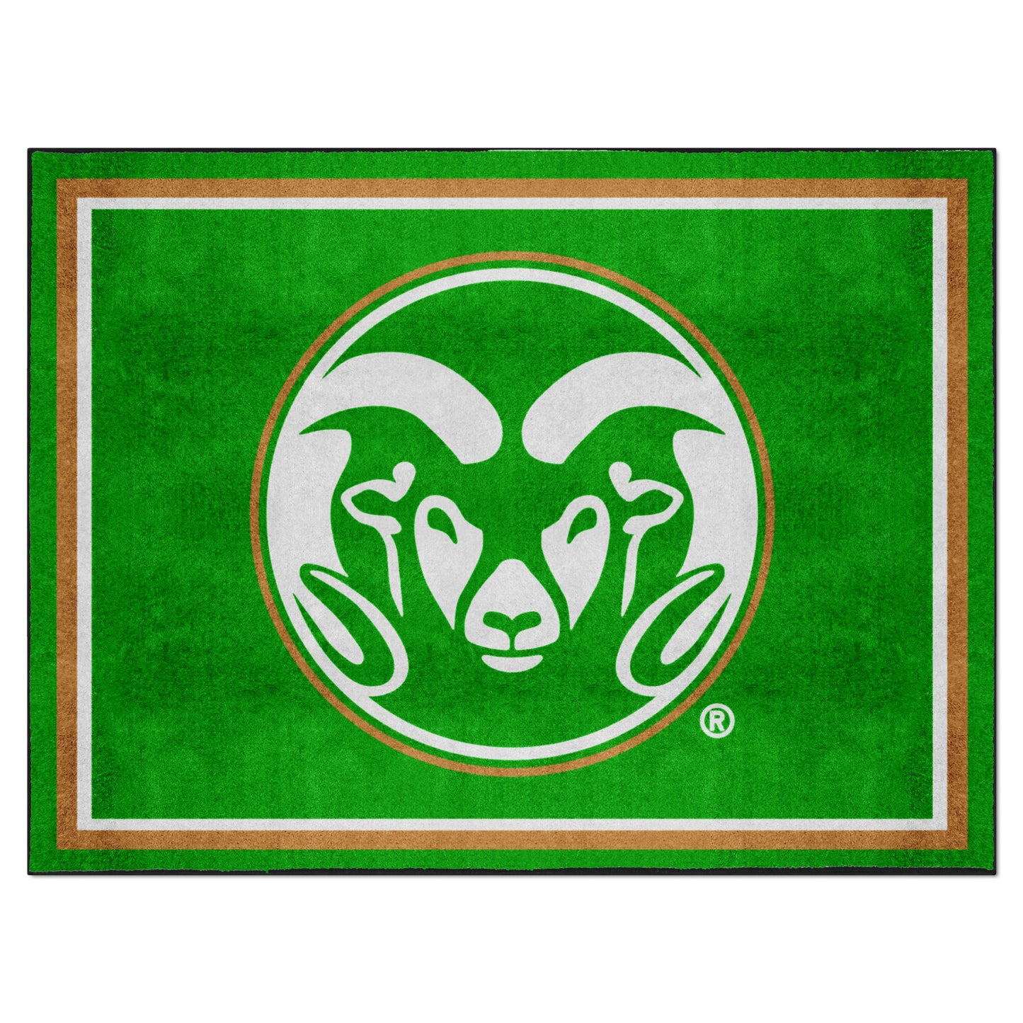 Colorado State Rams 8ft. x 10 ft. Plush Area Rug