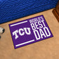 TCU Horned Frogs Starter Mat Accent Rug - 19in. x 30in. World's Best Dad Starter Mat