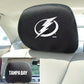 Tampa Bay Lightning Embroidered Head Rest Cover Set - 2 Pieces
