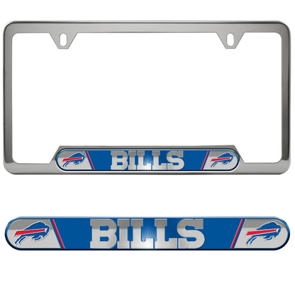 Buffalo Bills Embossed License Plate Frame, 6.25in x 12.25in