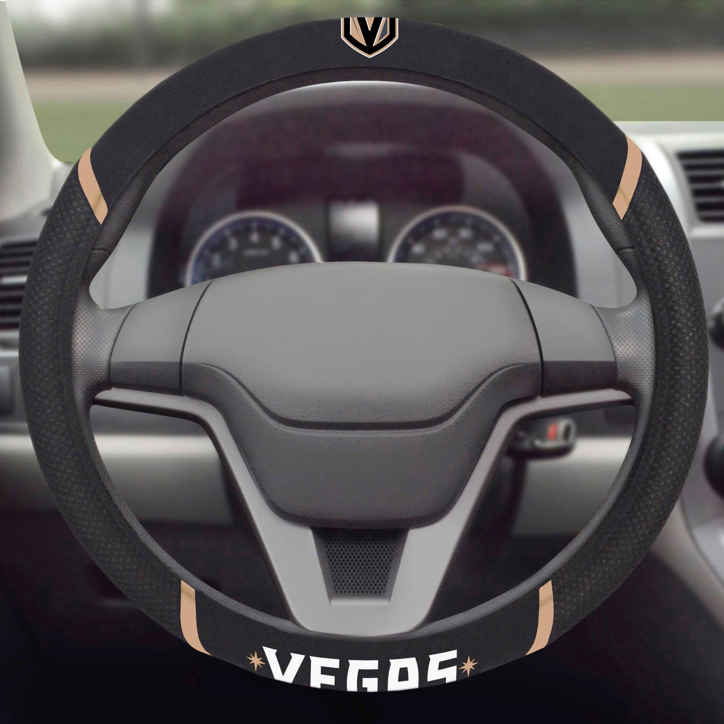 Vegas Golden Knights Embroidered Steering Wheel Cover