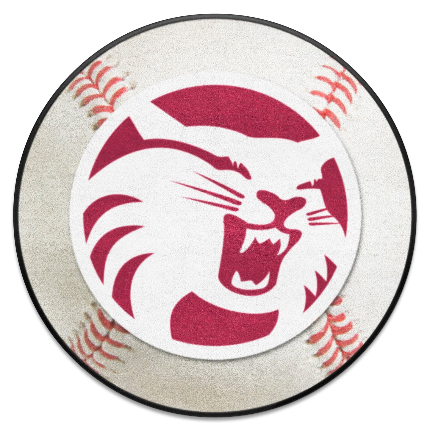 Cal State - Chico Wildcats Baseball Rug - 27in. Diameter