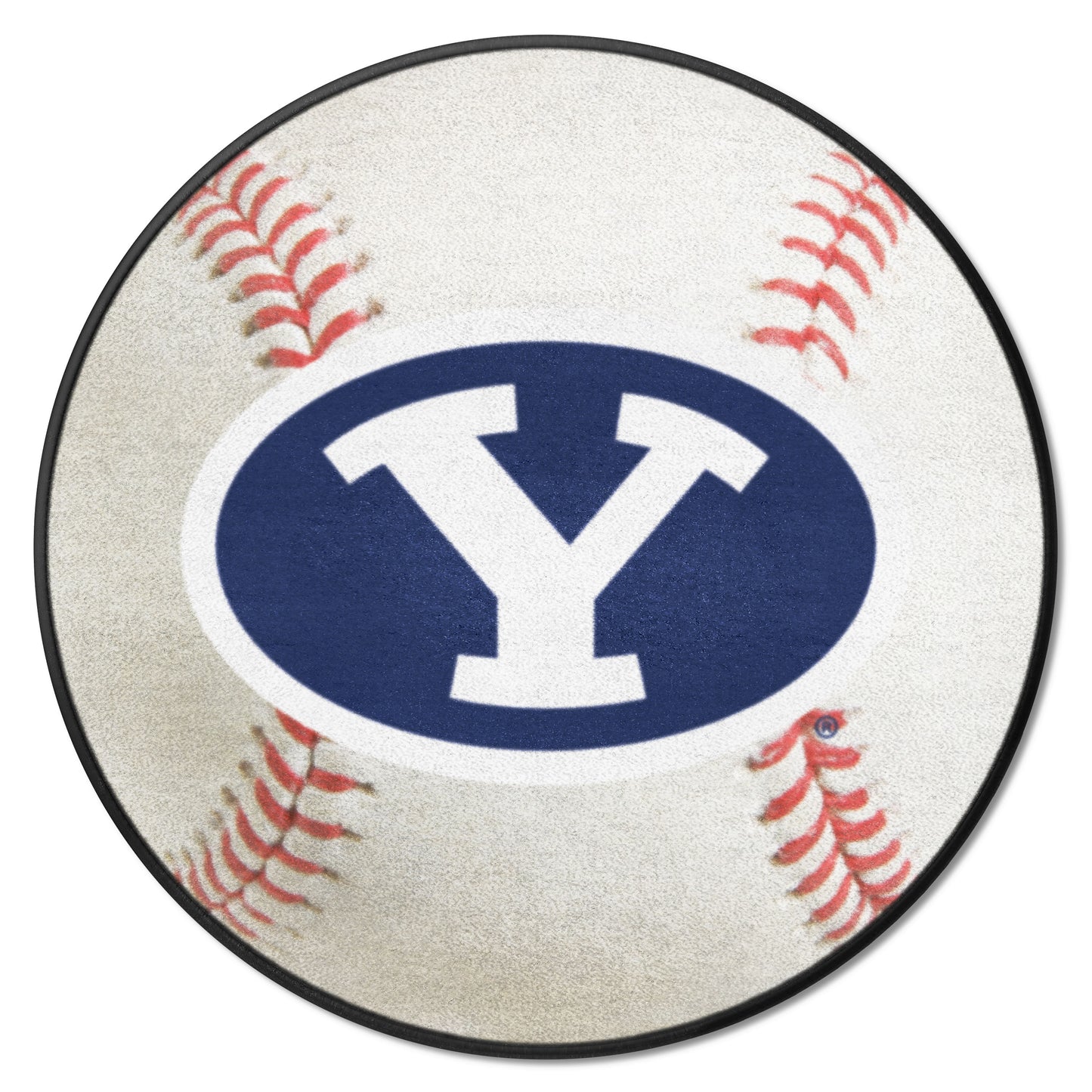 BYU Cougars Baseball Rug - 27in. Diameter