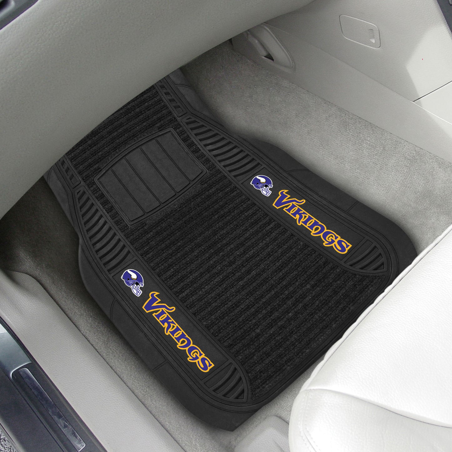 Minnesota Vikings 2 Piece Deluxe Car Mat Set