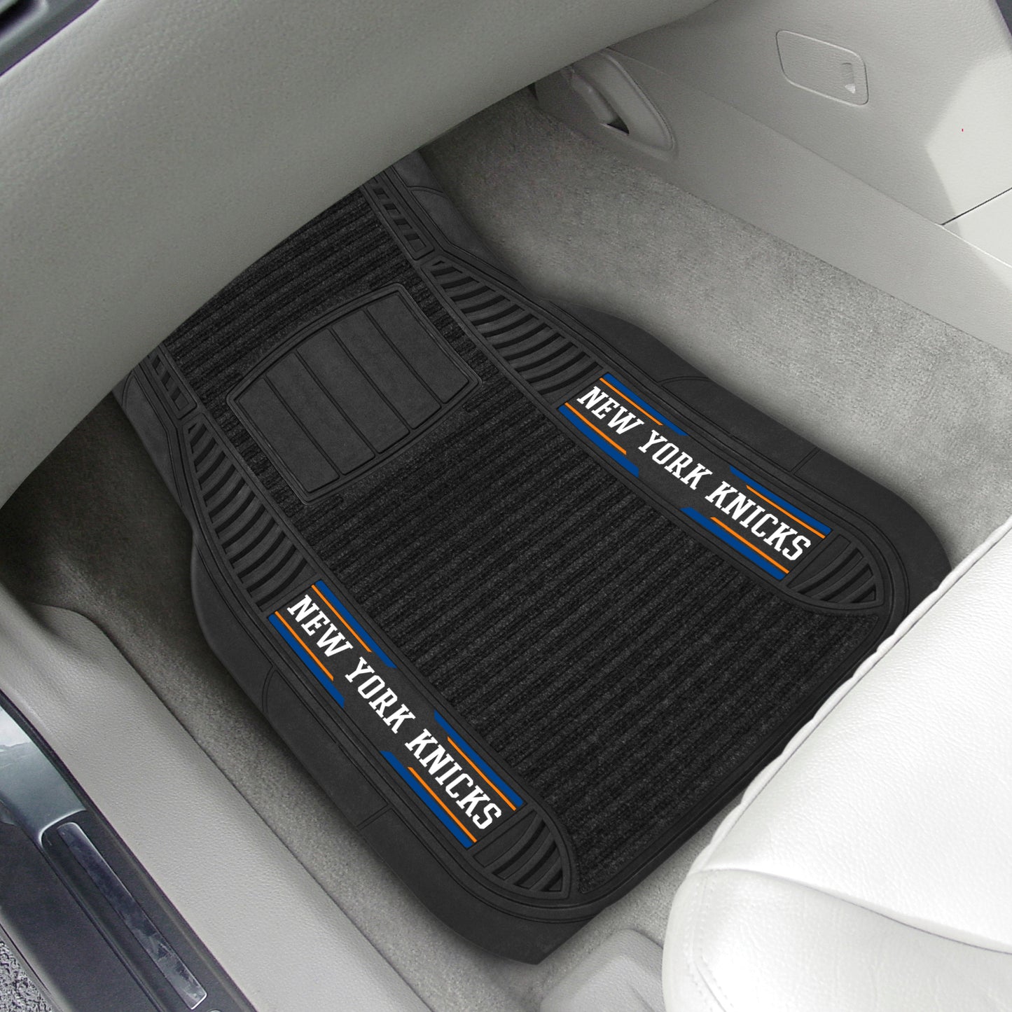 New York Knicks 2 Piece Deluxe Car Mat Set