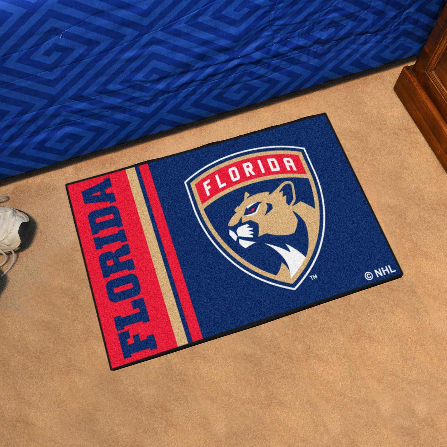 Florida Panthers Starter Mat Accent Rug - 19in. x 30in. Uniform Design