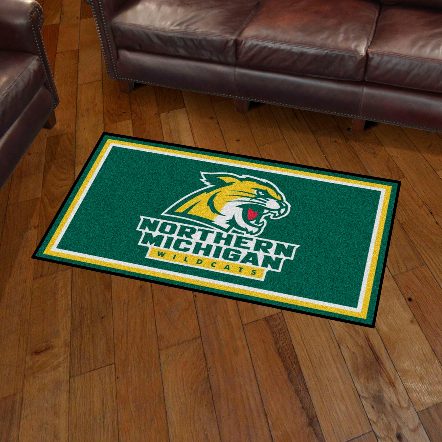 Northern Michigan Wildcats 3ft. x 5ft. Plush Area Rug