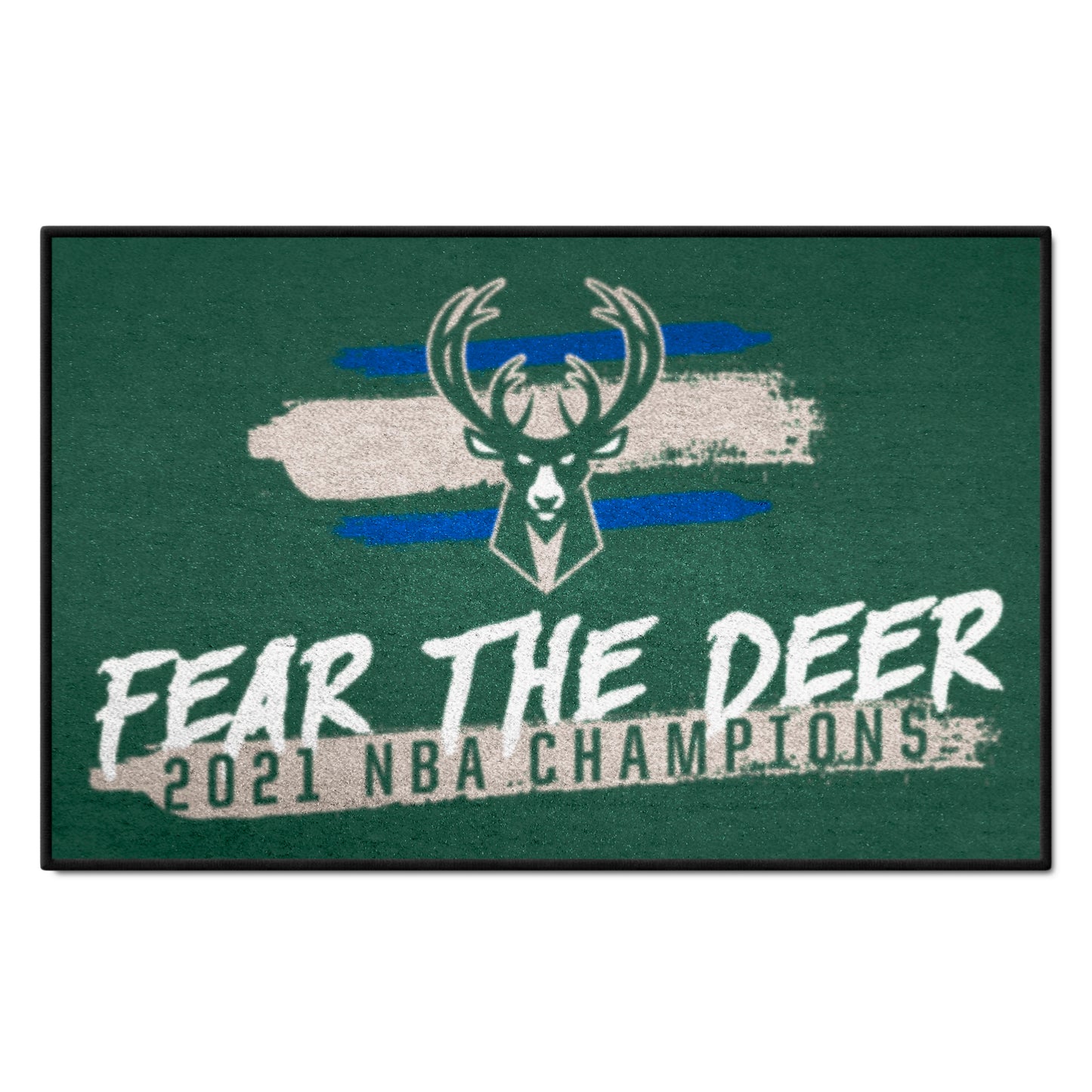 Milwaukee Bucks 2021 NBA Champions Starter Mat Accent Rug - 19in. x 30in.