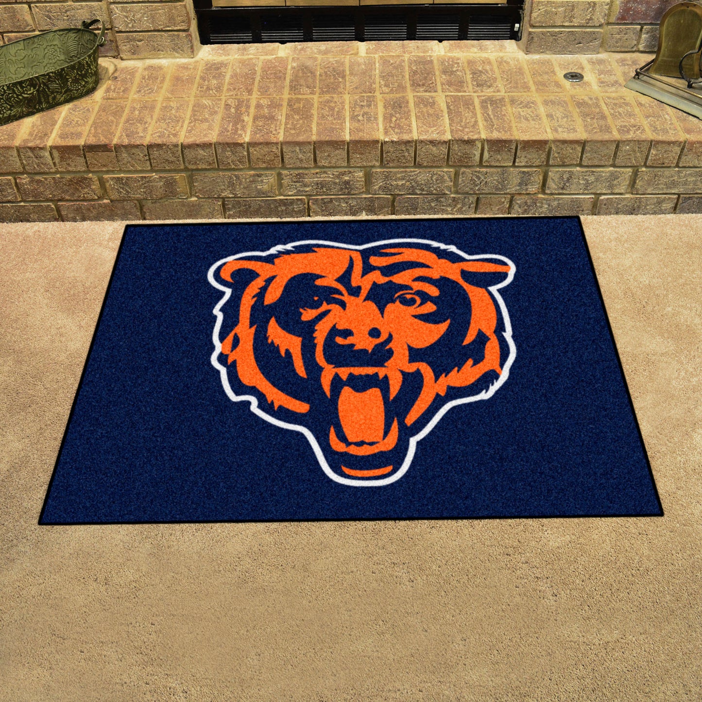 Chicago Bears All-Star Rug - 34 in. x 42.5 in. - Bear Head Logo