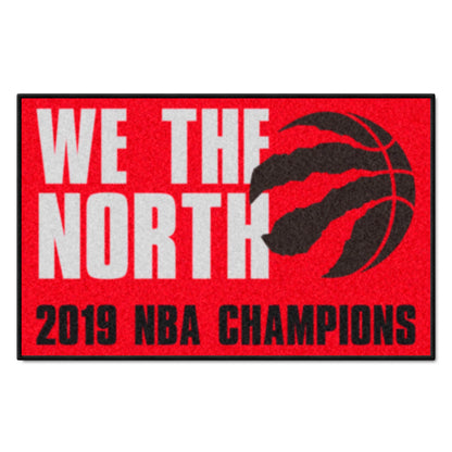 Toronto Raptors 2019 NBA Champions Dynasty Starter Mat Accent Rug - 19in. x 30in.