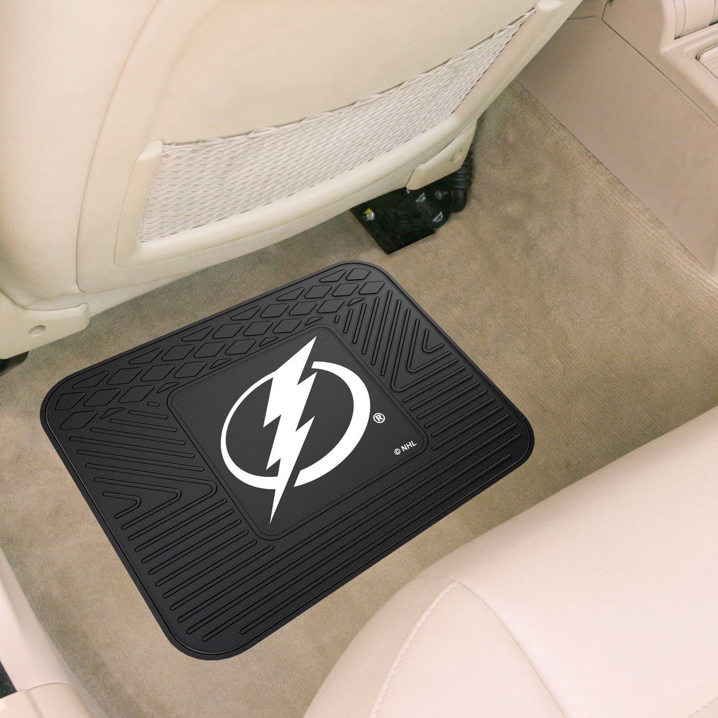 Tampa Bay Lightning Back Seat Car Utility Mat - 14in. x 17in.