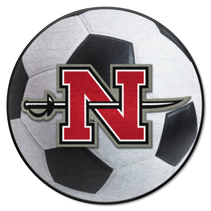 Nicholls State Colonels Soccer Ball Rug - 27in. Diameter