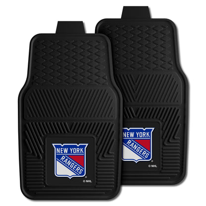 New York Rangers Heavy Duty Car Mat Set - 2 Pieces