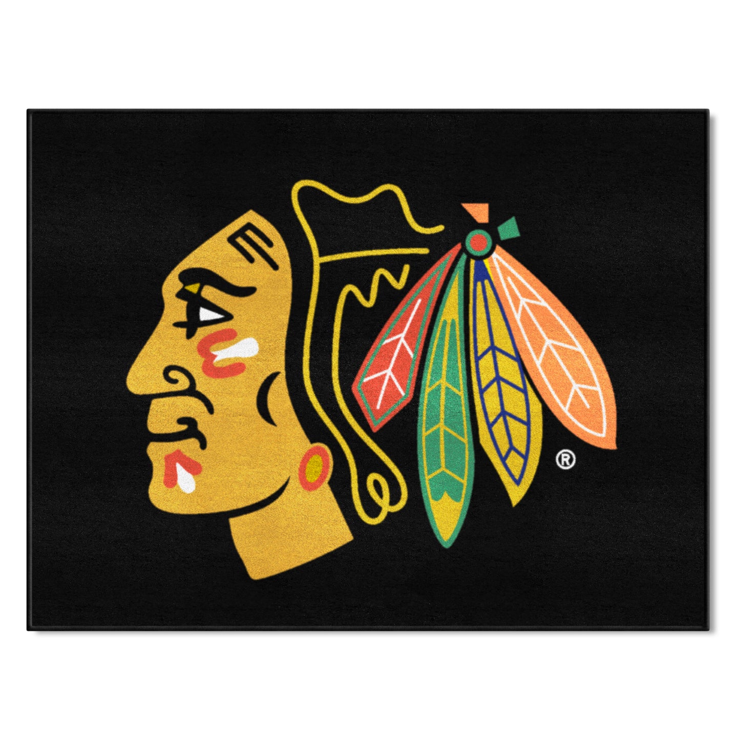 Chicago Blackhawks All-Star Rug - 34 in. x 42.5 in.
