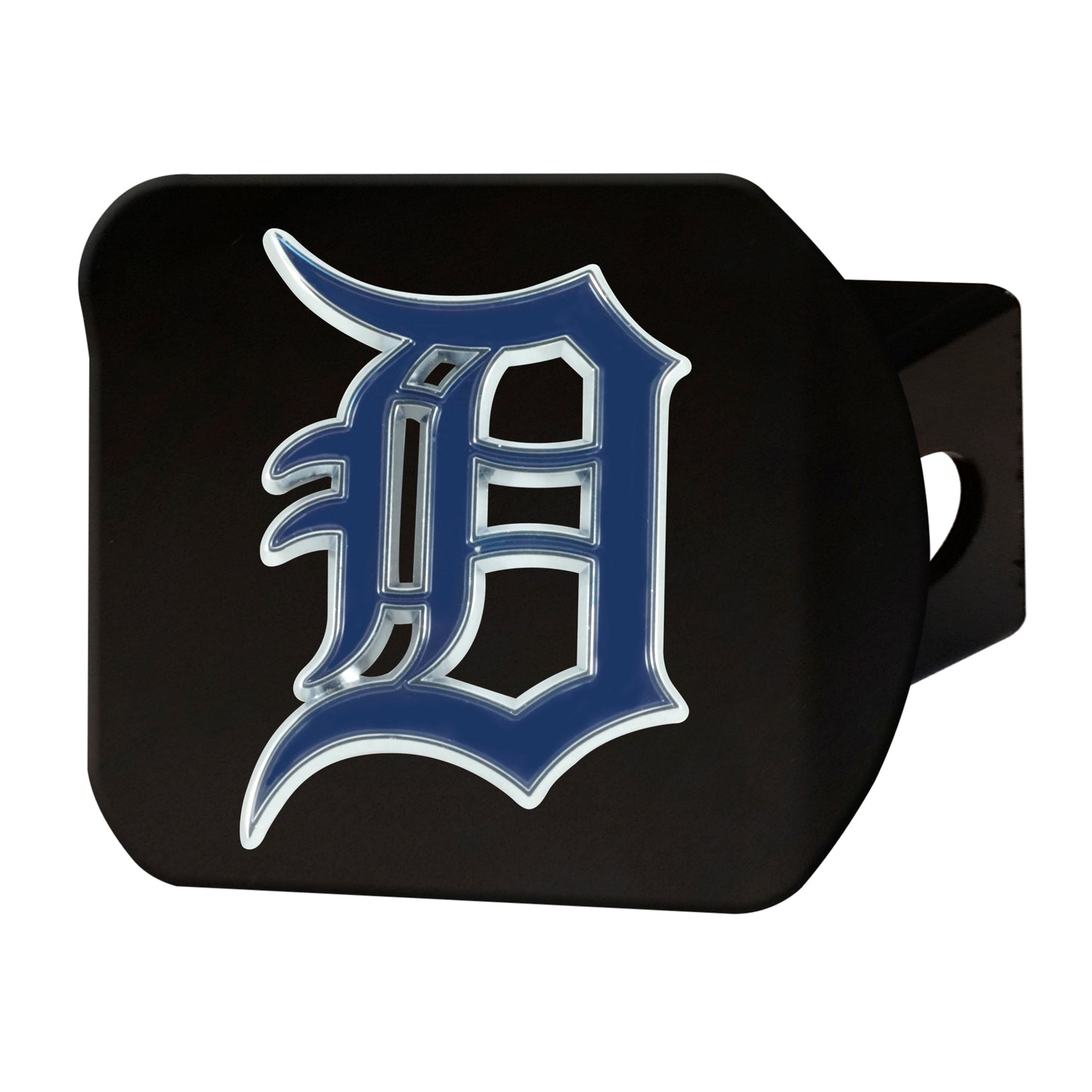 Detroit Tigers Black Metal Hitch Cover - 3D Color Emblem