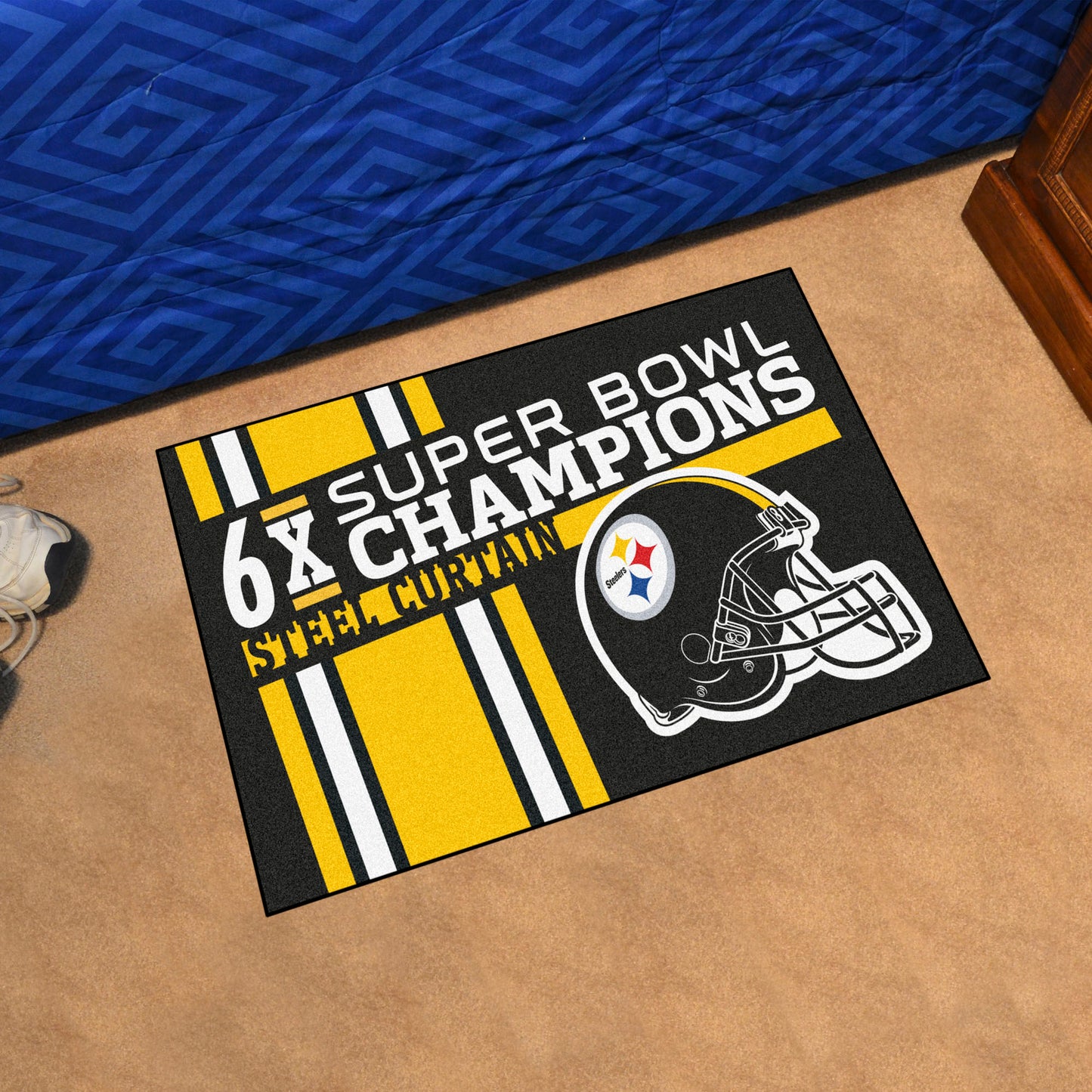 Pittsburgh Steelers Dynasty Starter Mat Accent Rug - 19in. x 30in.