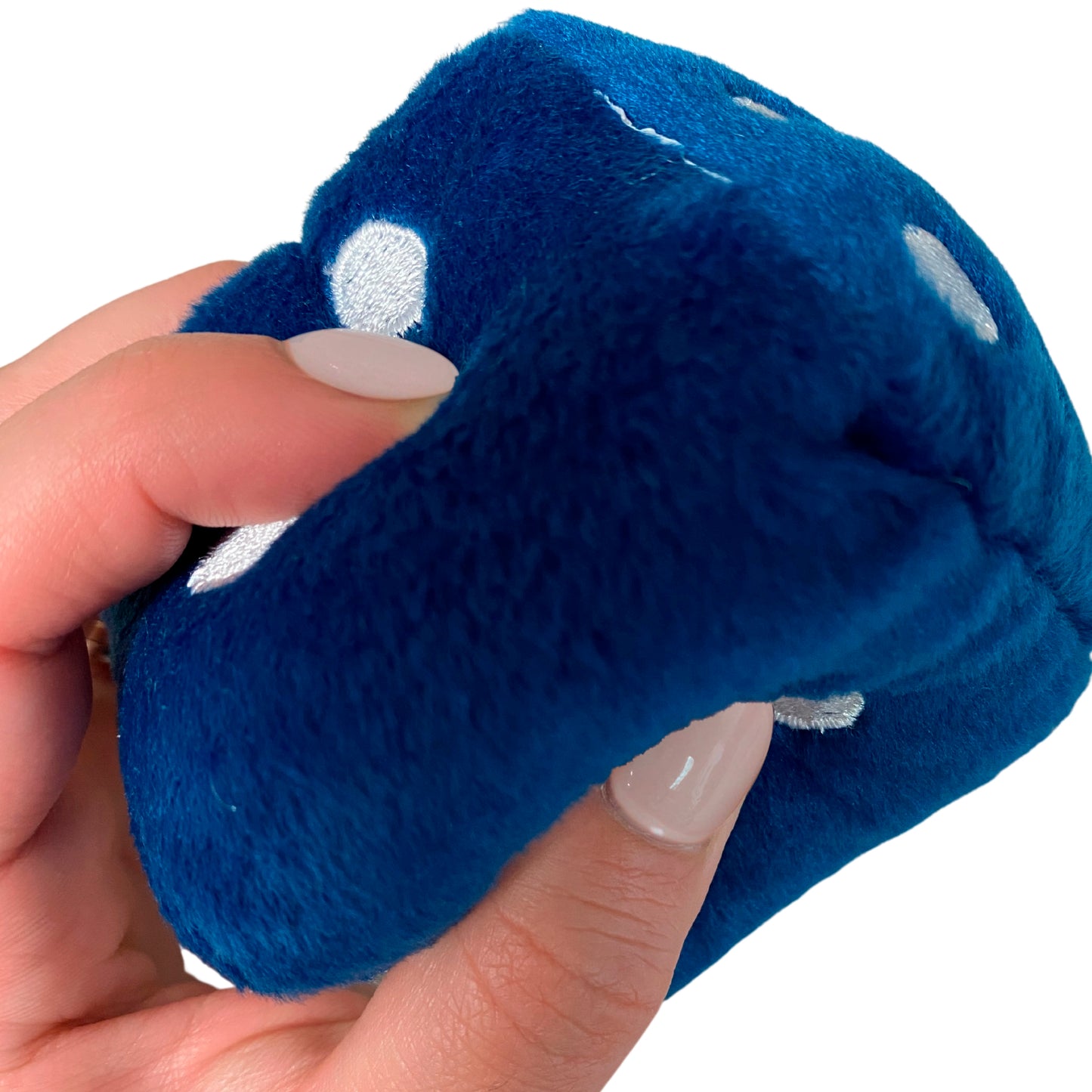 Los Angeles Chargers Team Color Fuzzy Dice Décor 3" Set