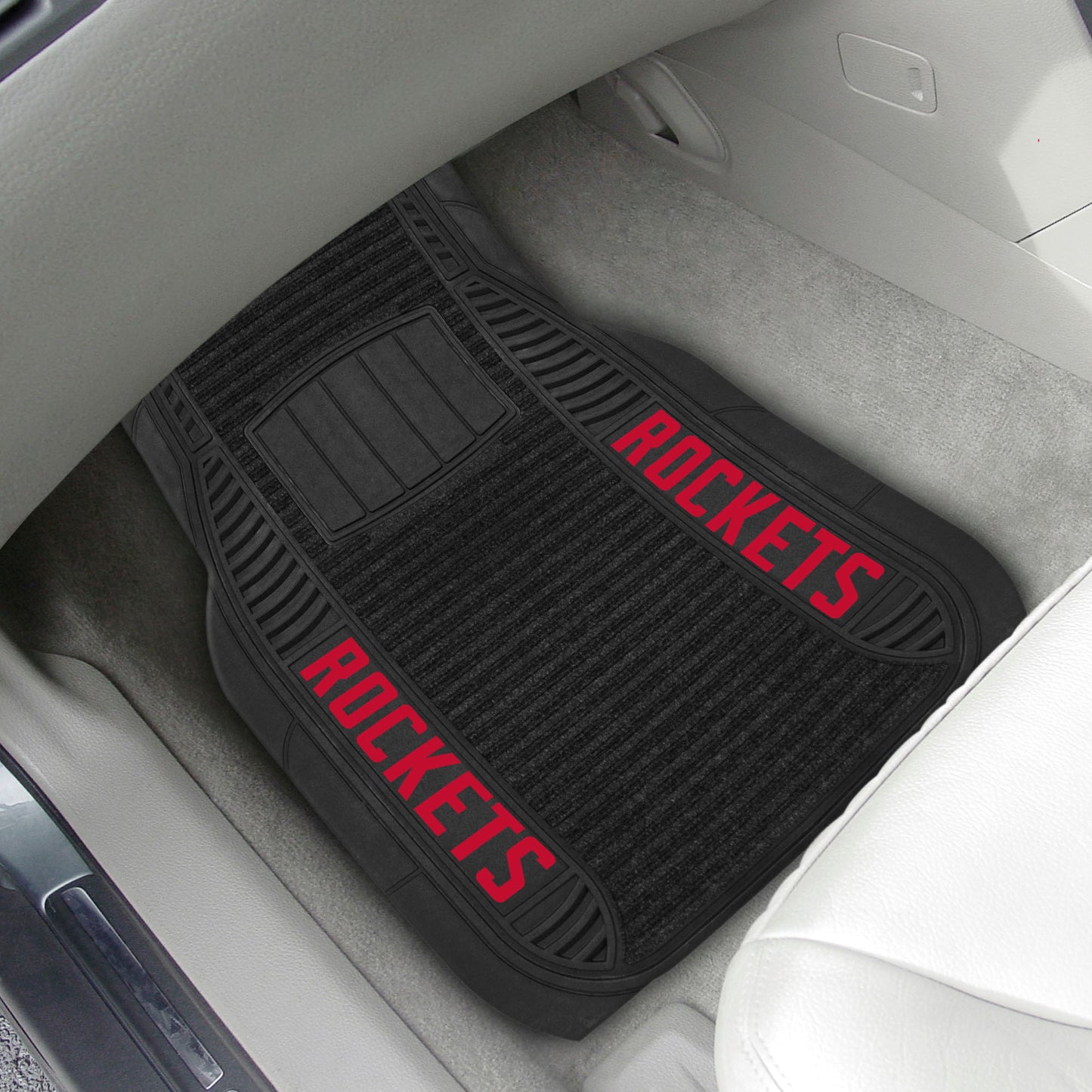 Houston Rockets 2 Piece Deluxe Car Mat Set