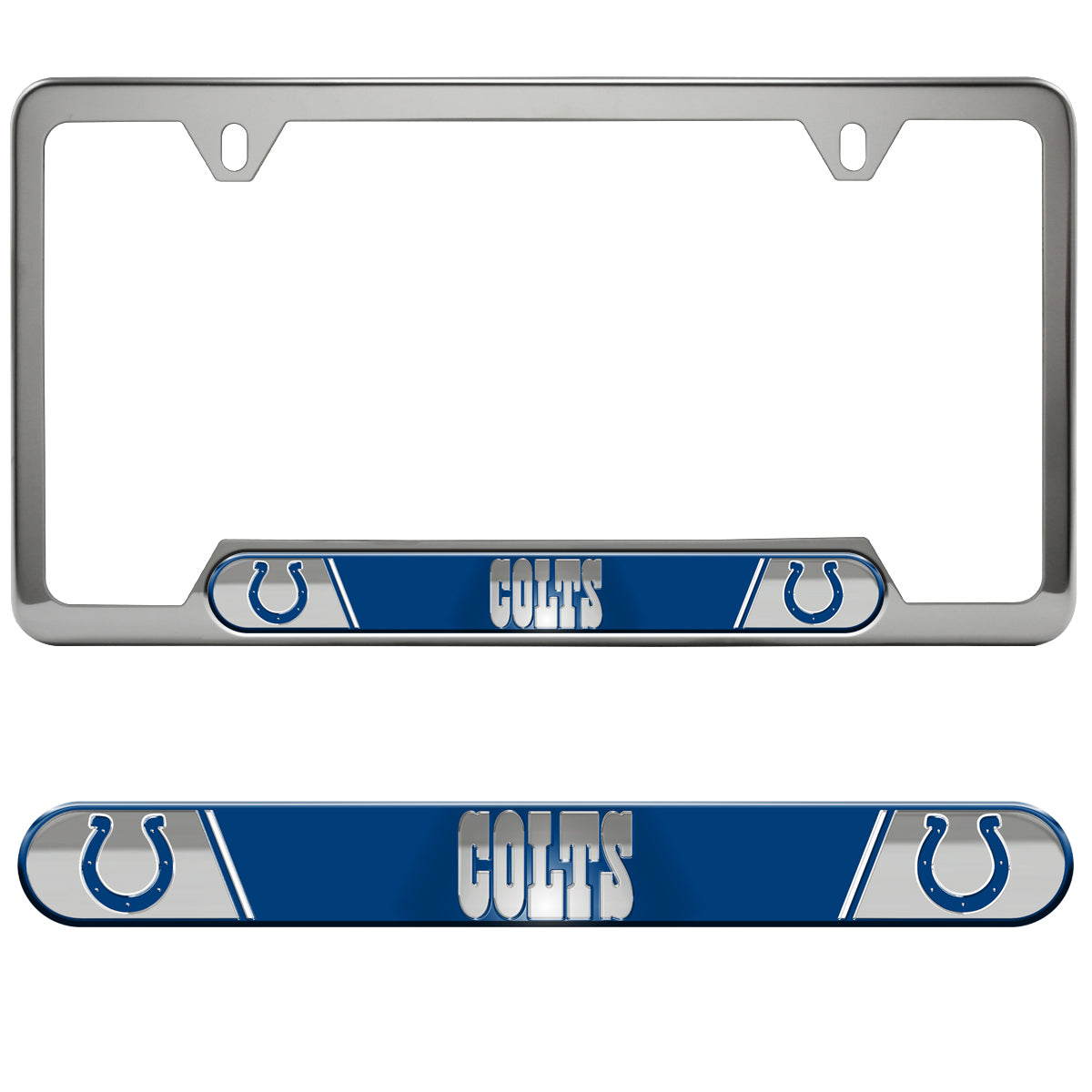 Indianapolis Colts Embossed License Plate Frame, 6.25in x 12.25in