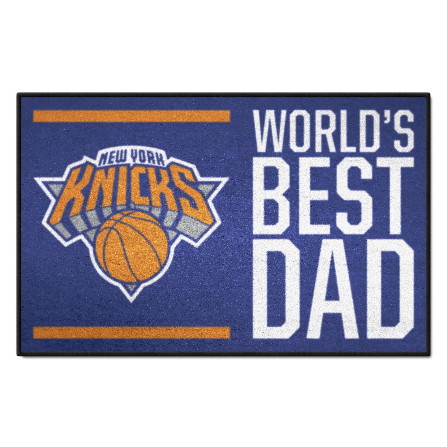 New York Knicks Starter Mat Accent Rug - 19in. x 30in. World's Best Dad Starter Mat