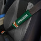 Miami Hurricanes Team Color Rally Seatbelt Pad - 2 Pieces