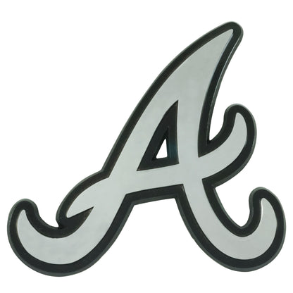 Atlanta Braves 3D Chromed Metal Emblem