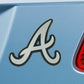 Atlanta Braves 3D Chromed Metal Emblem