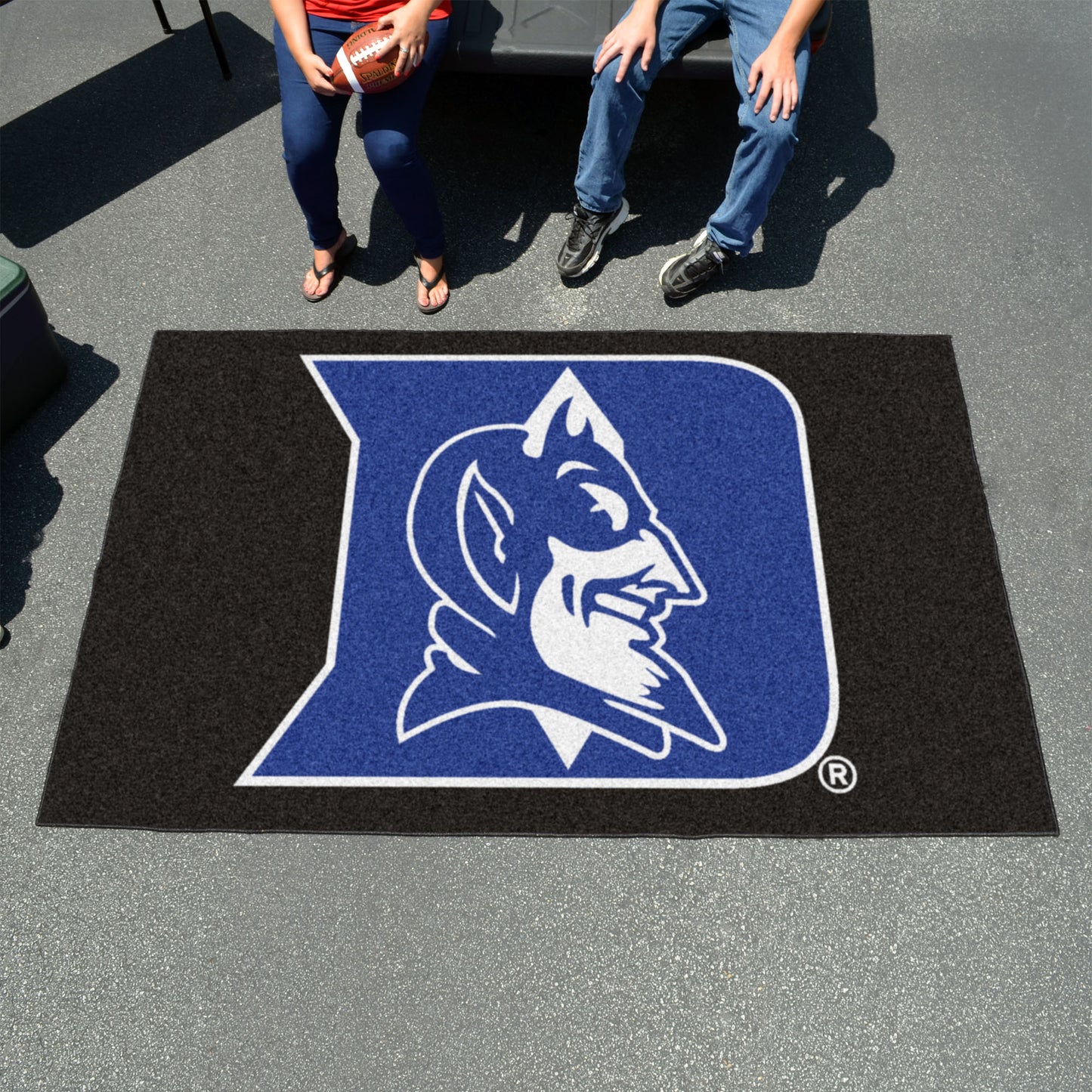 Duke Blue Devils Ulti-Mat Rug - 5ft. x 8ft. - "D & Devil" Logo