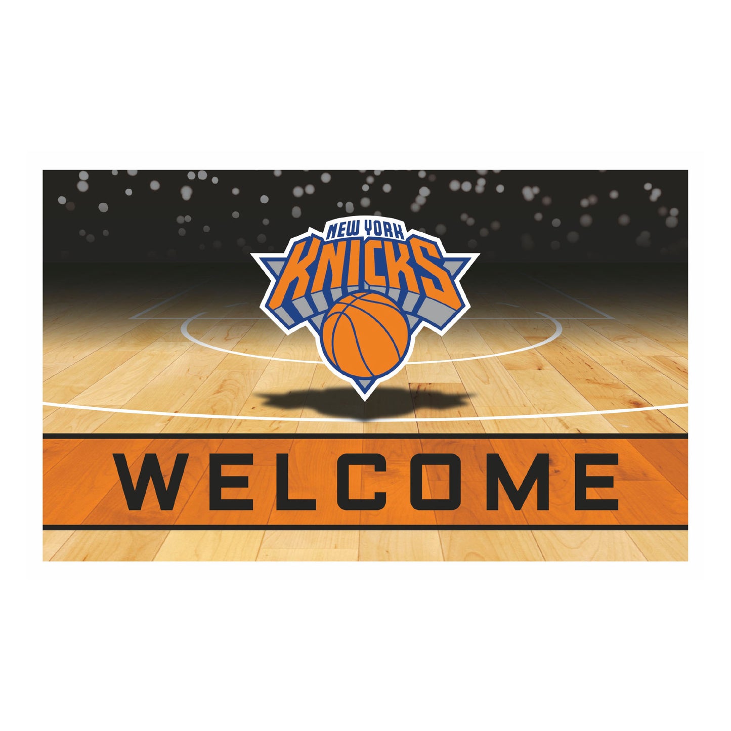 New York Knicks Crumb Rubber Door Mat - 18in. x 30in.