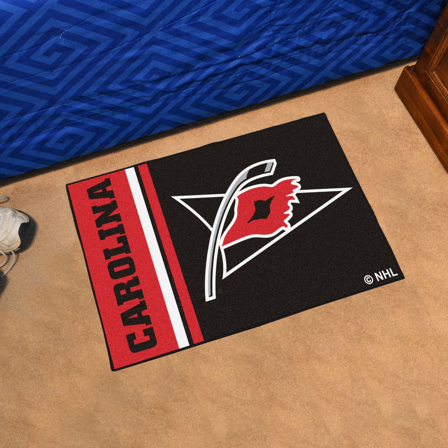 Carolina Hurricanes Starter Mat Accent Rug - 19in. x 30in. Uniform Design