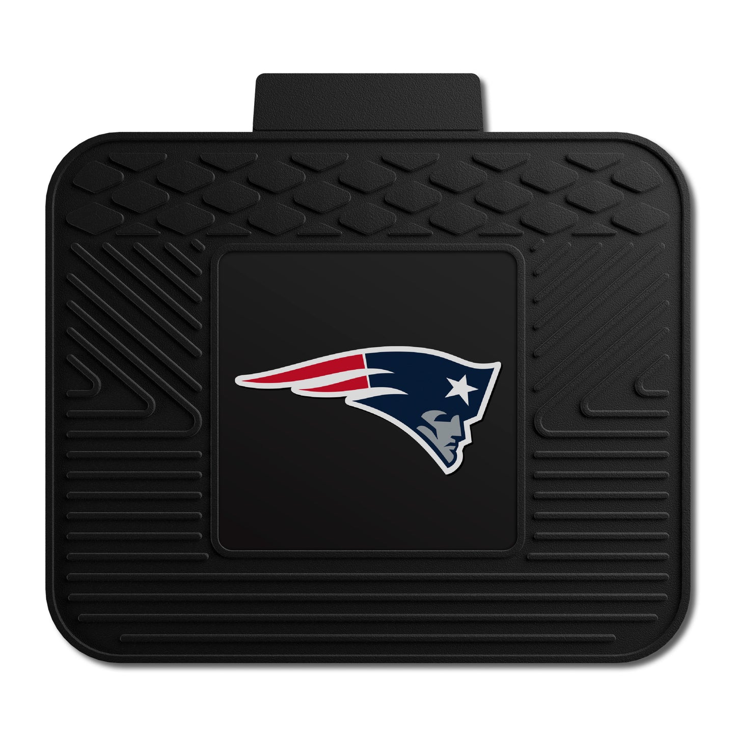 New England Patriots Back Seat Car Utility Mat - 14in. x 17in.
