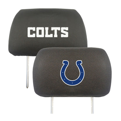 Indianapolis Colts Embroidered Head Rest Cover Set - 2 Pieces