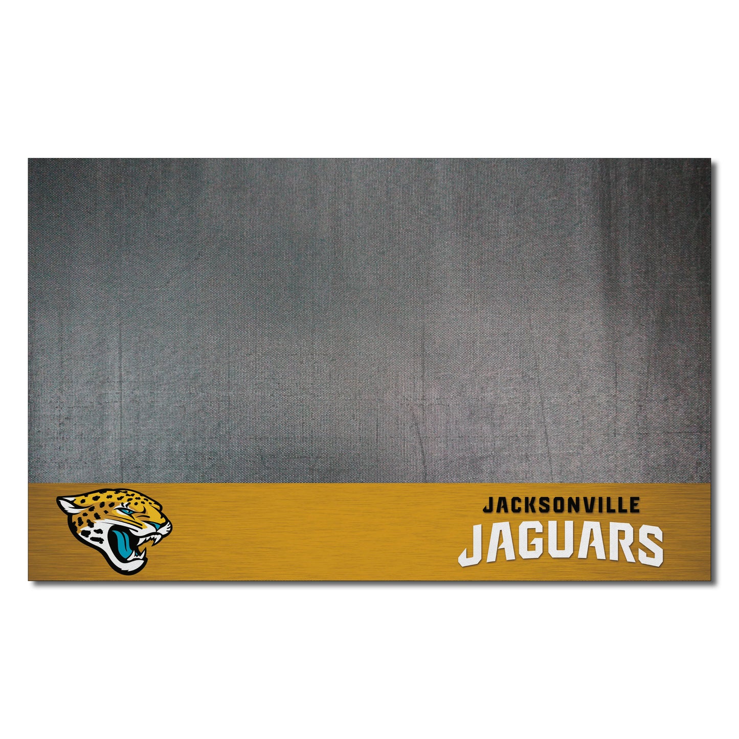 Jacksonville Jaguars Vinyl Grill Mat - 26in. x 42in.