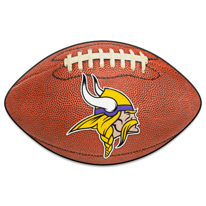 Minnesota Vikings Football Rug - 20.5in. x 32.5in.