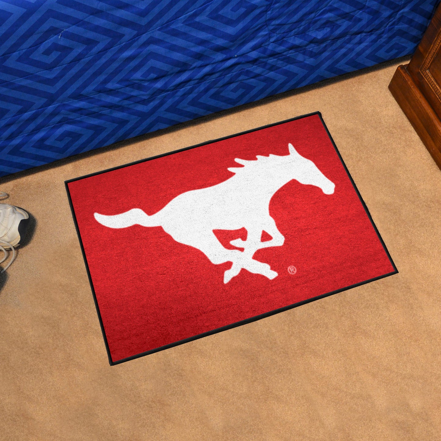 SMU Mustangs Starter Mat Accent Rug - 19in. x 30in.