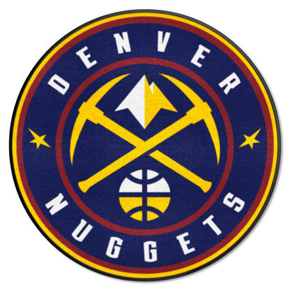Denver Nuggets Roundel Rug - 27in. Diameter