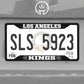 Los Angeles Kings Metal License Plate Frame Black Finish