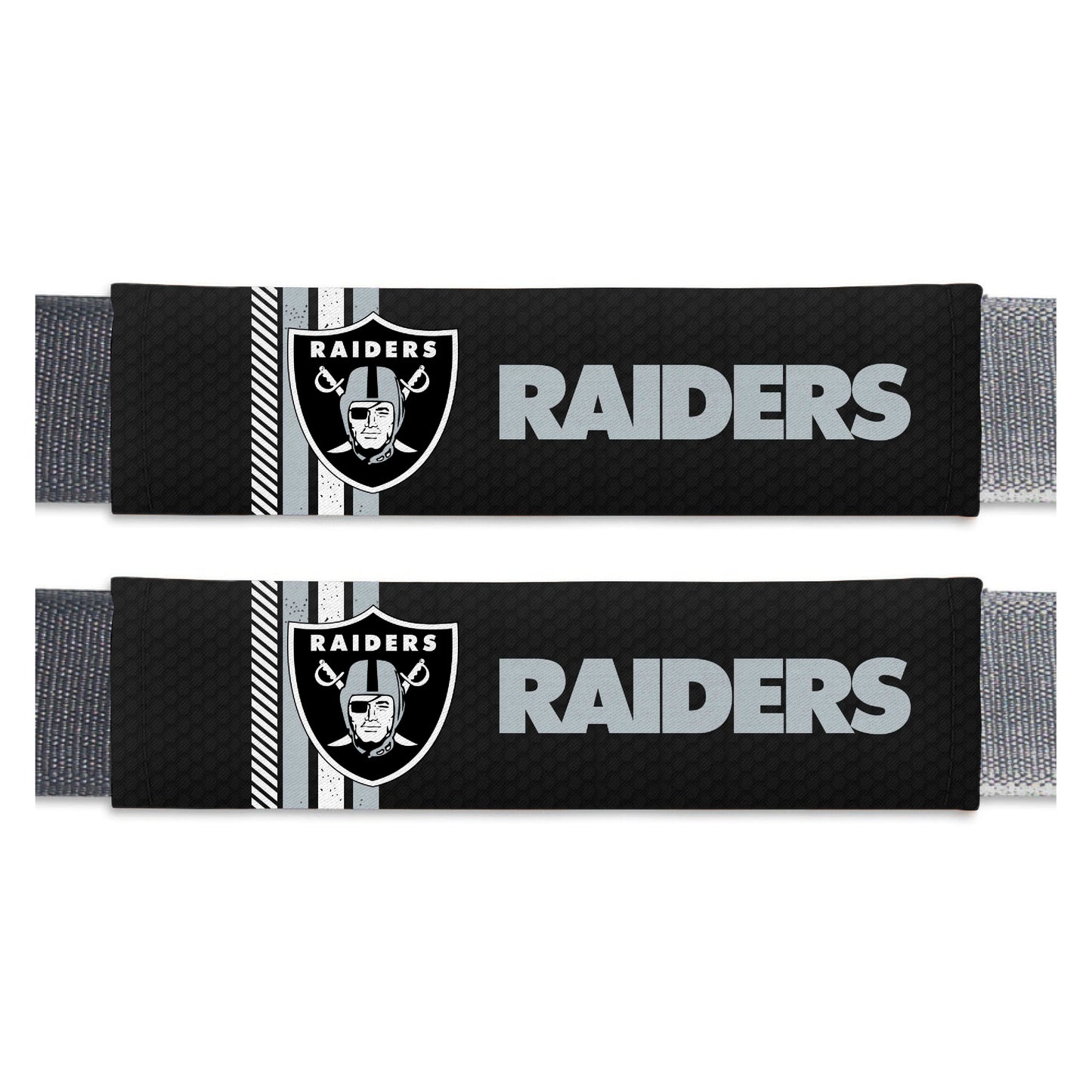 Las Vegas Raiders Team Color Rally Seatbelt Pad - 2 Pieces