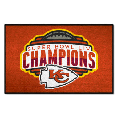 Kansas City Chiefs 2020 Super Bowl LIV Champions Dynasty Starter Mat Accent Rug - 19in. x 30in.