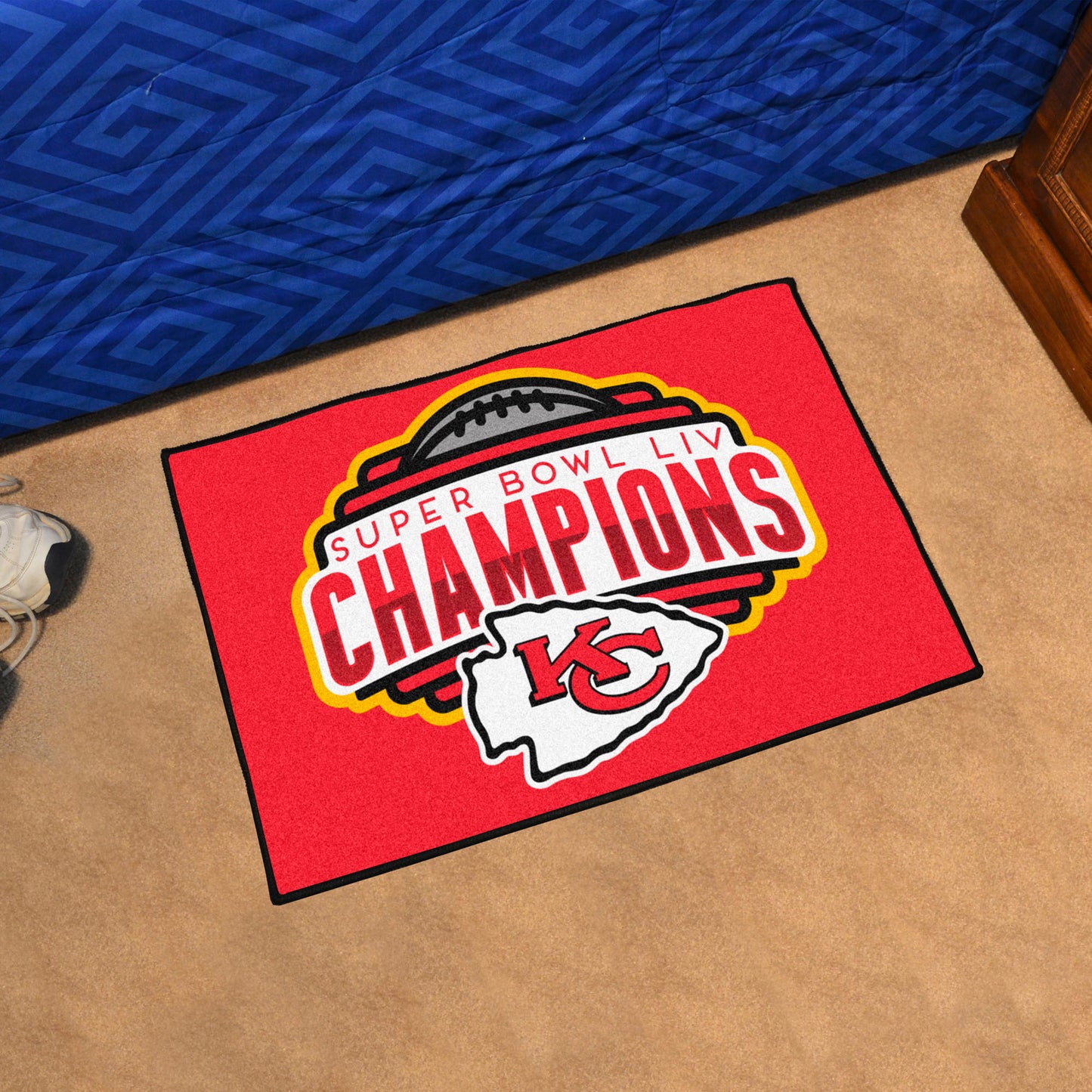 Kansas City Chiefs 2020 Super Bowl LIV Champions Dynasty Starter Mat Accent Rug - 19in. x 30in.