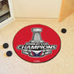 Washington Capitals 2018 Stanley Cup Champions Puck Rug - 27in. Diameter