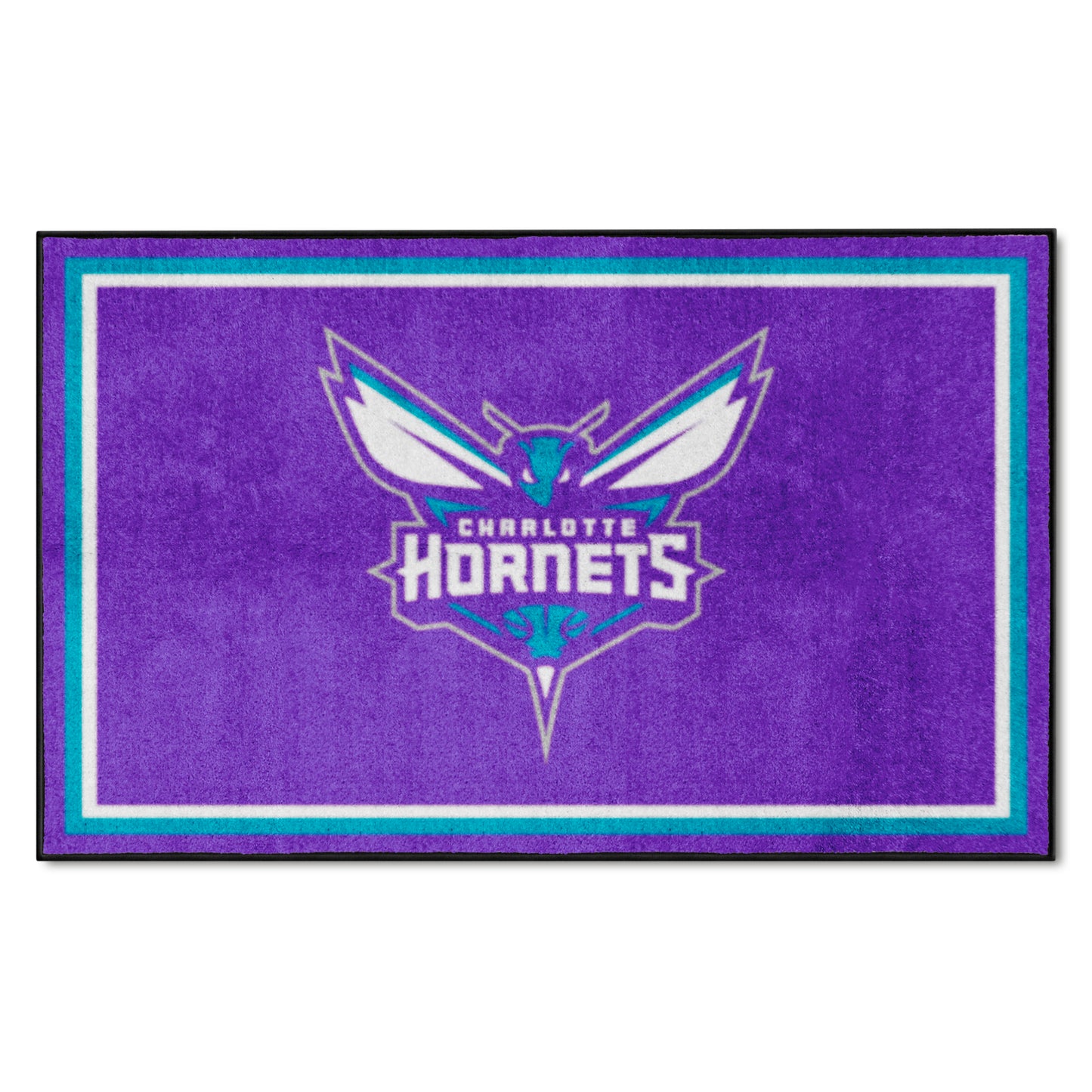 Charlotte Hornets 4ft. x 6ft. Plush Area Rug