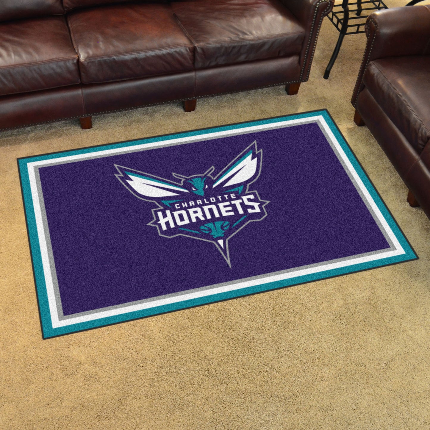 Charlotte Hornets 4ft. x 6ft. Plush Area Rug