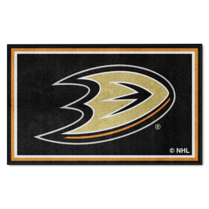 Anaheim Ducks 4ft. x 6ft. Plush Area Rug