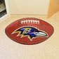 Baltimore Ravens Football Rug - 20.5in. x 32.5in.