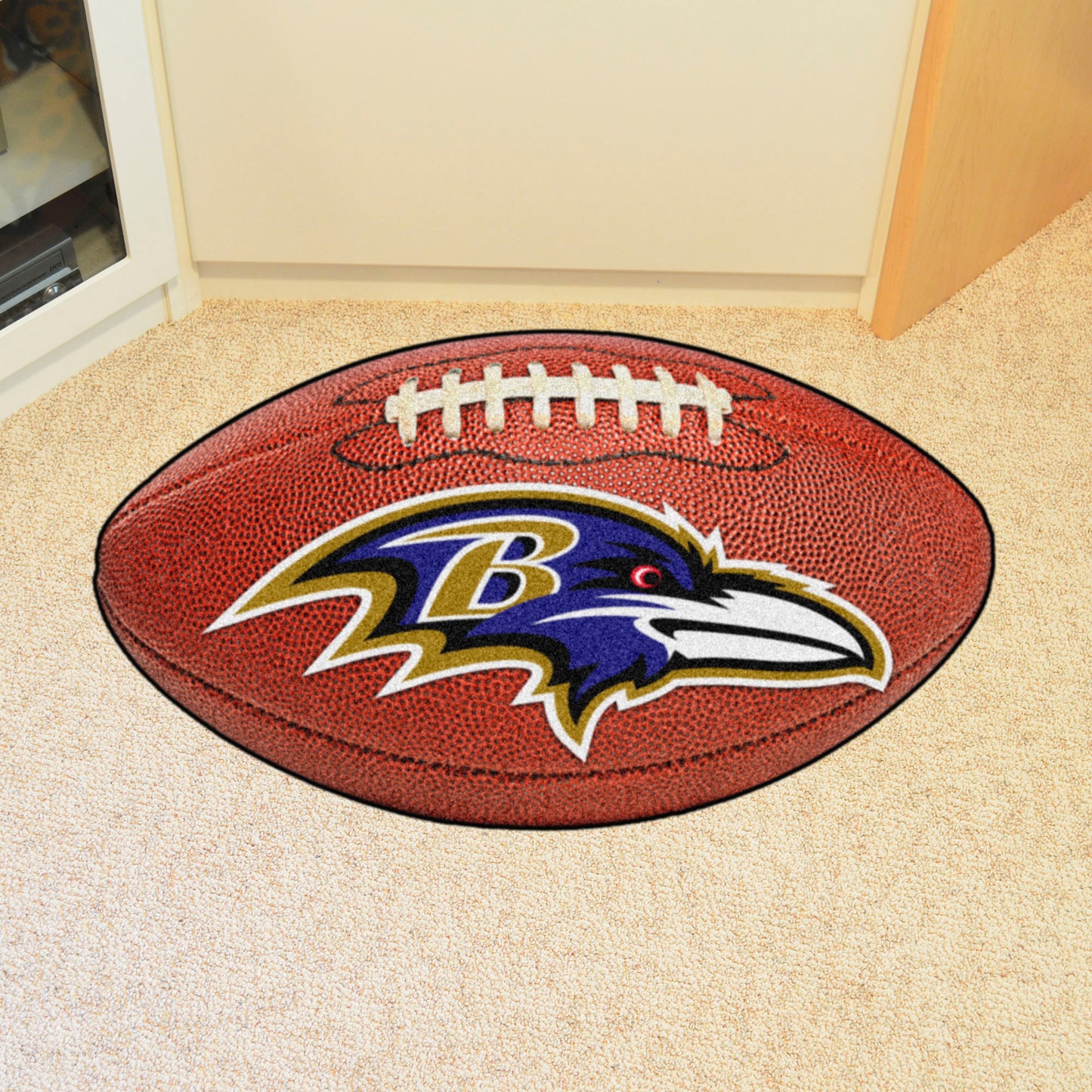 Baltimore Ravens Football Rug - 20.5in. x 32.5in.