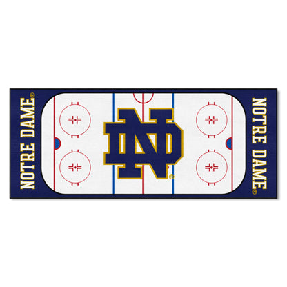 Notre Dame Fighting Irish Rink Runner - 30in. x 72in. - ND Primary Logo